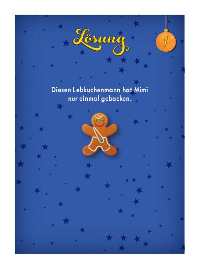 Beispielinhalt (Bild) Rätseladventskalender to go 4
