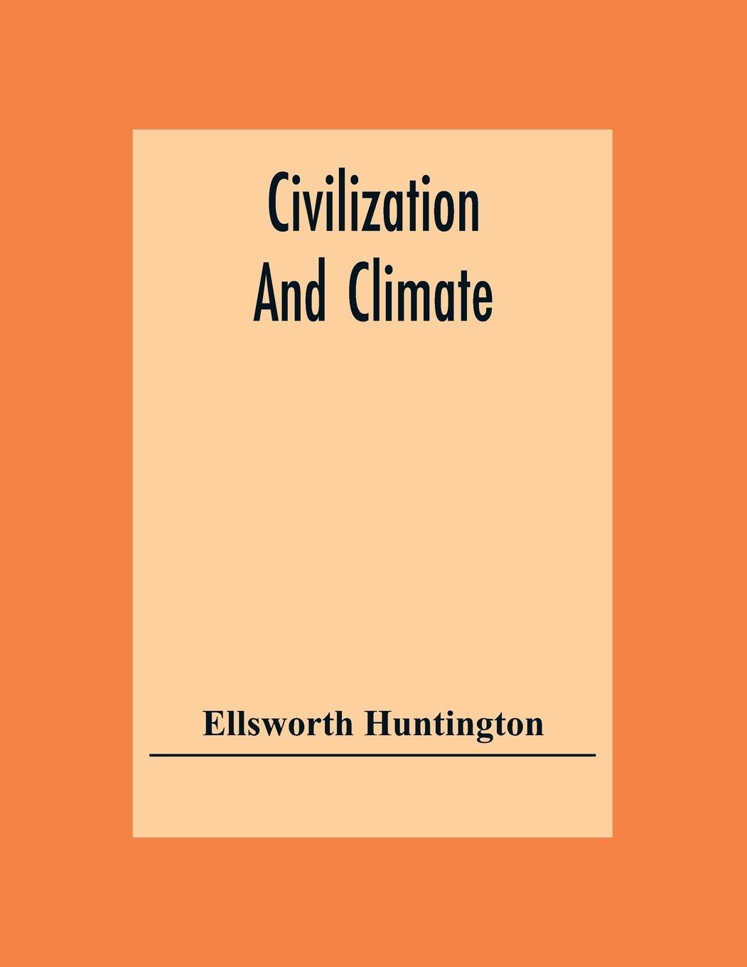 Vorderes Coverbild Civilization And Climate