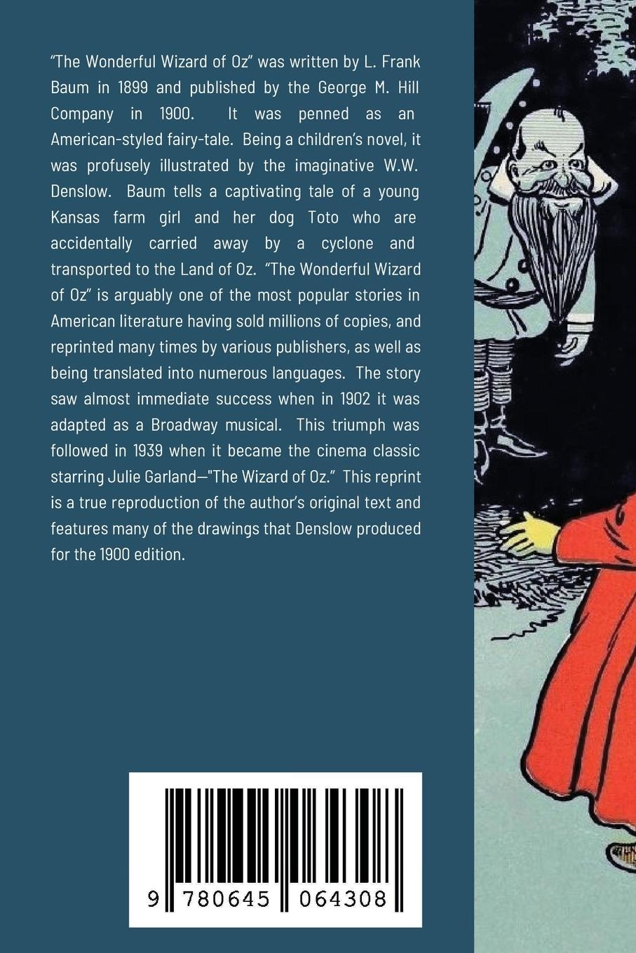 Rückseitencover The Wonderfull Wizard of Oz