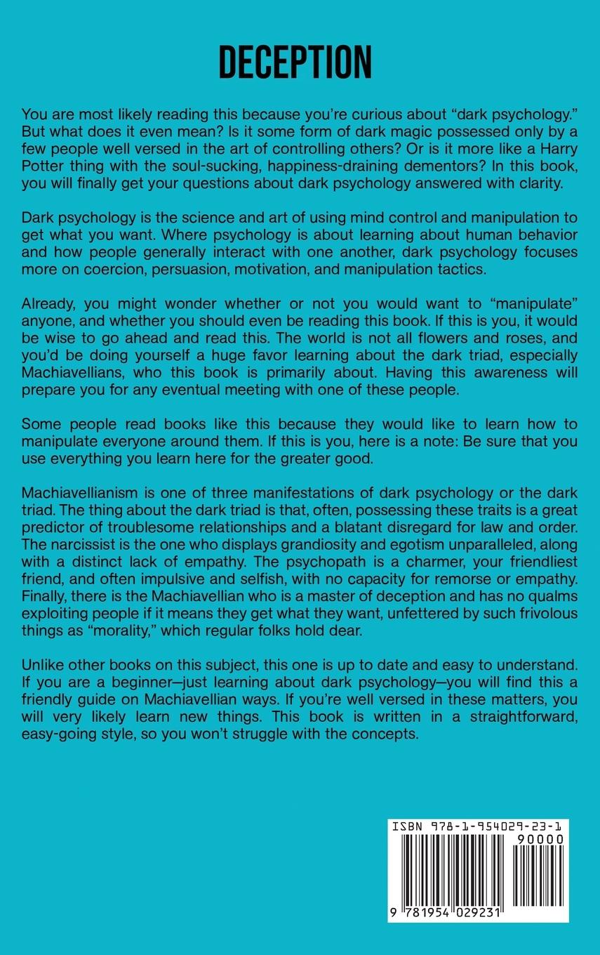 Rückseitencover Deception