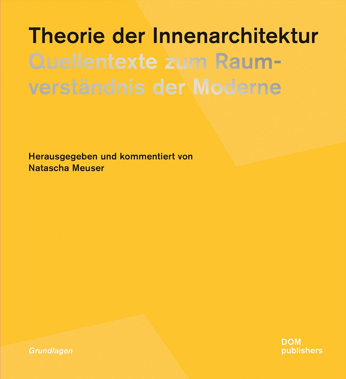 Vorderes Coverbild Theorie der Innenarchitektur