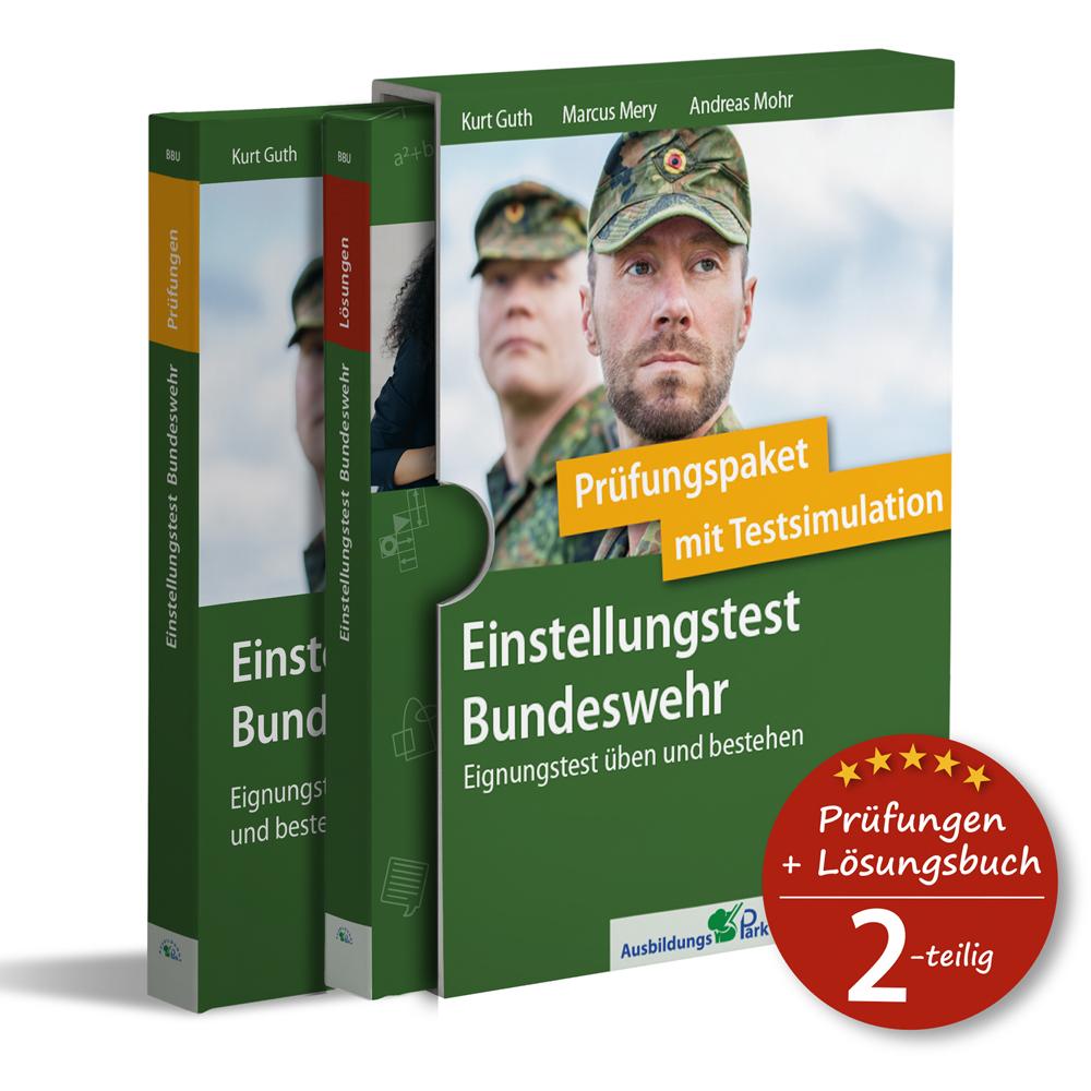 Vorderes Coverbild Einstellungstest Bundeswehr: Prüfungspaket mit Testsimulation