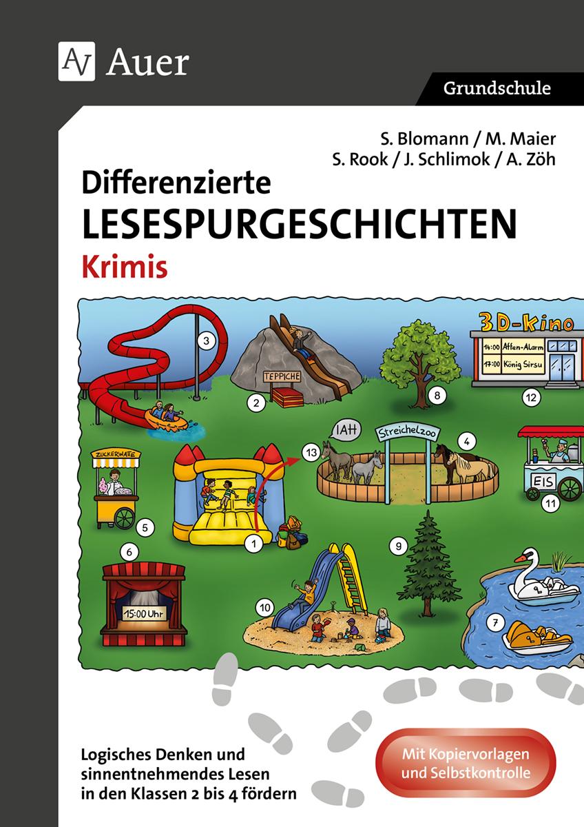 Vorderes Coverbild Differenzierte Lesespurgeschichten Krimis