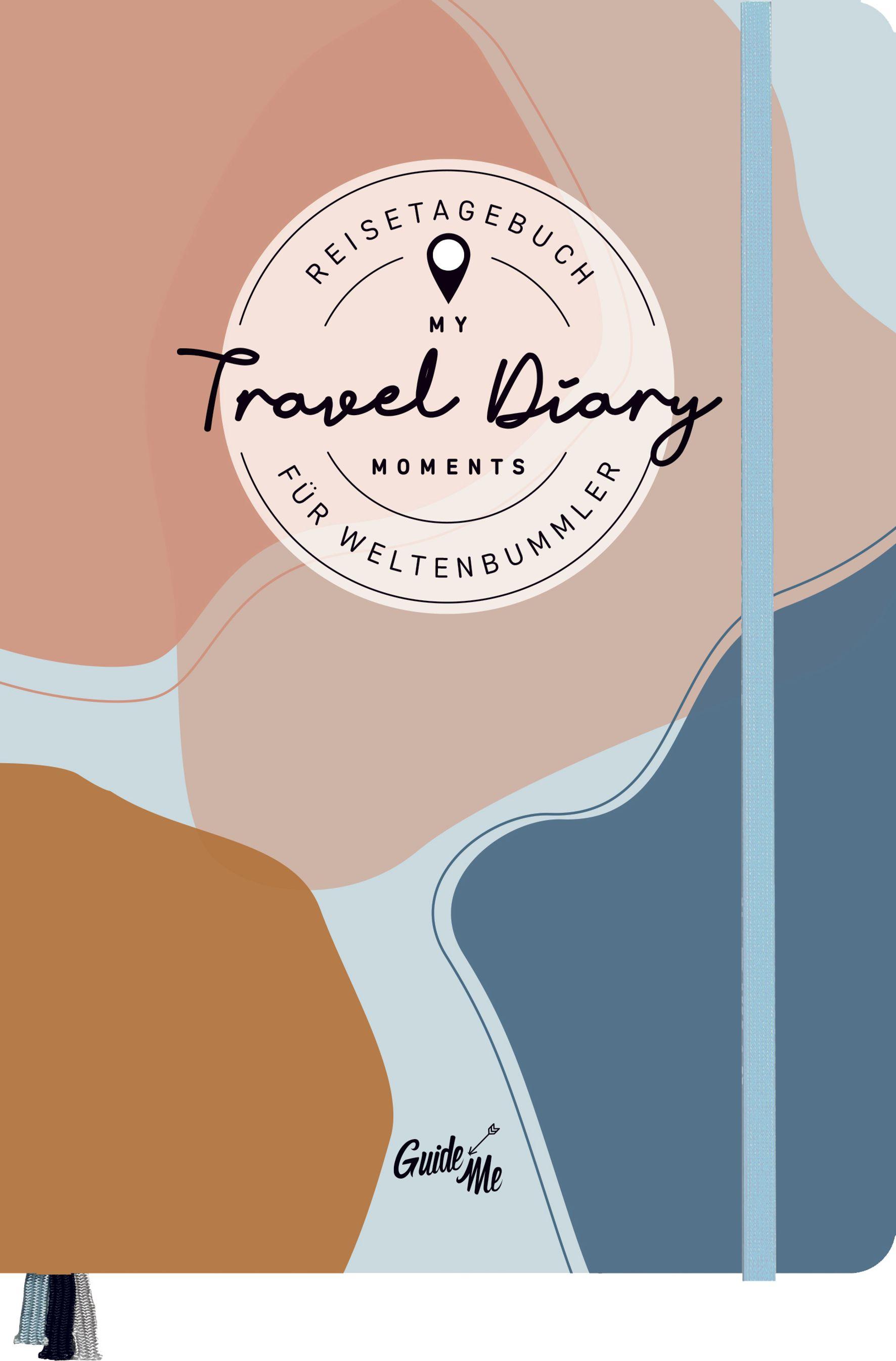 Vorderes Coverbild GuideMe Travel Diary "Colors" - individuelles Reisetagebuch