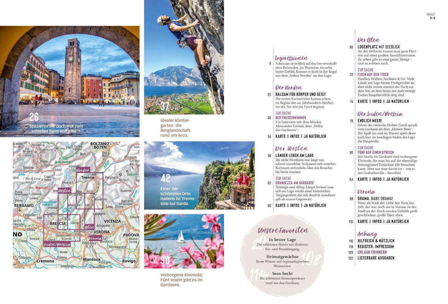 Beispielinhalt (Bild) DUMONT Bildatlas Gardasee