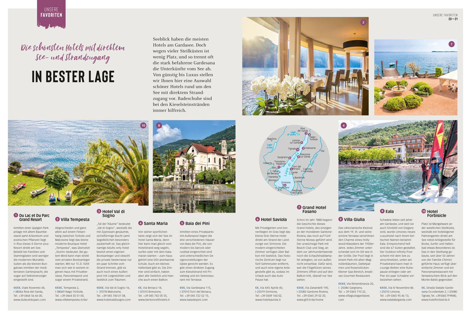 Beispielinhalt (Bild) DUMONT Bildatlas Gardasee