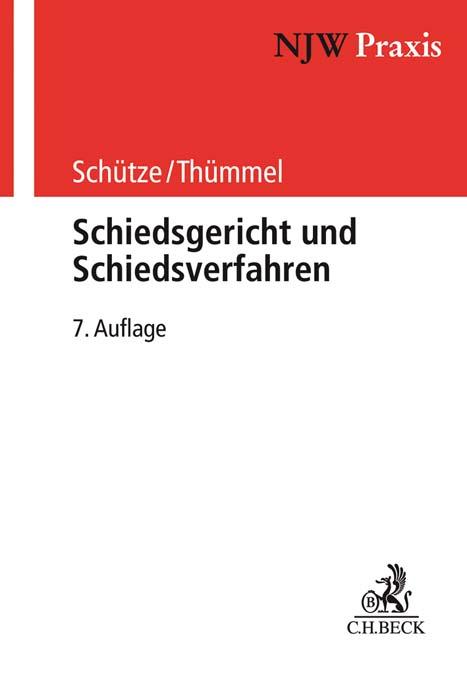 Vorderes Coverbild Schiedsgericht und Schiedsverfahren