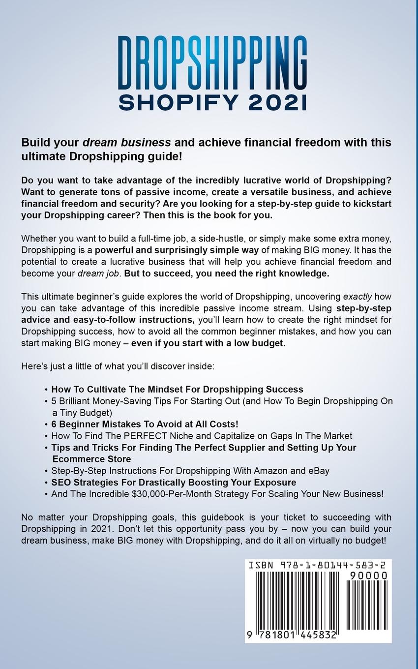 Rückseitencover Dropshipping Shopify 2021