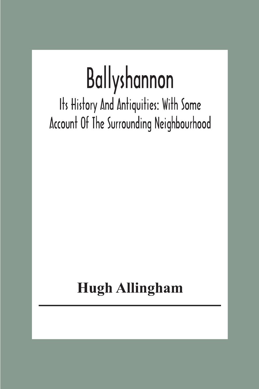 Vorderes Coverbild Ballyshannon