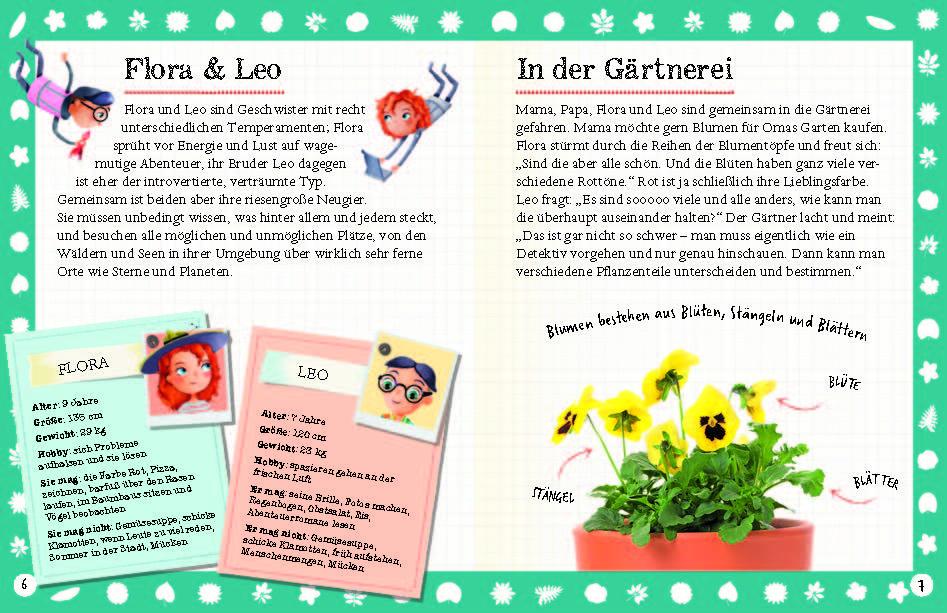 Beispielinhalt (Bild) Flora & Leo. Mein erstes Herbarium
