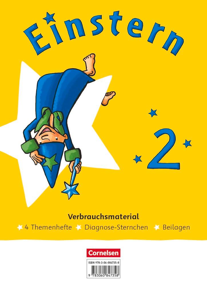 Vorderes Coverbild Einstern Mathematik 02. Themenhefte 1-4. Diagnoseheft und Kartonbeilagen im Paket