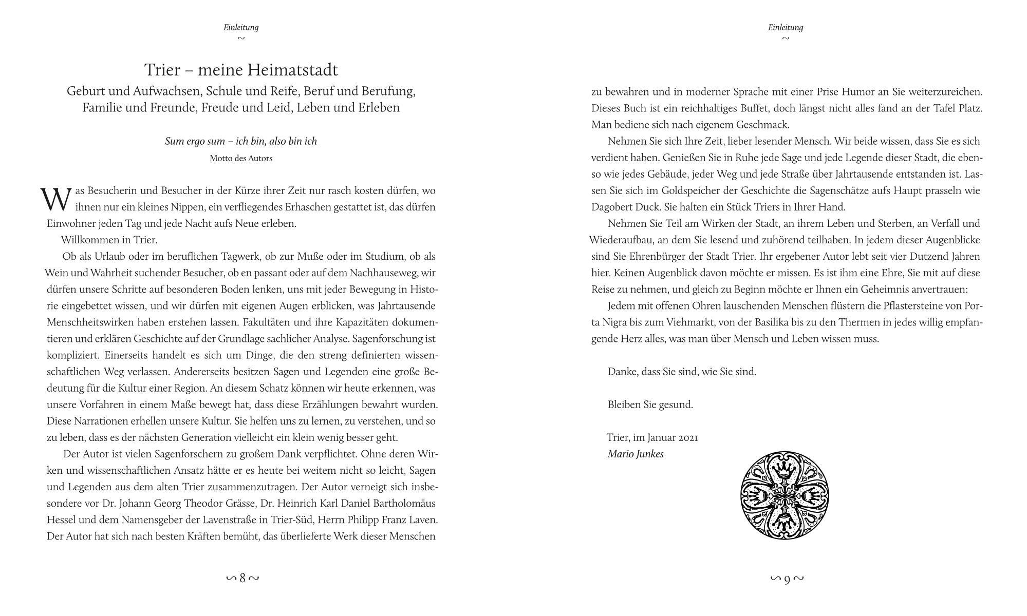 Beispielinhalt (Bild) Sagen und Legenden aus dem alten Trier