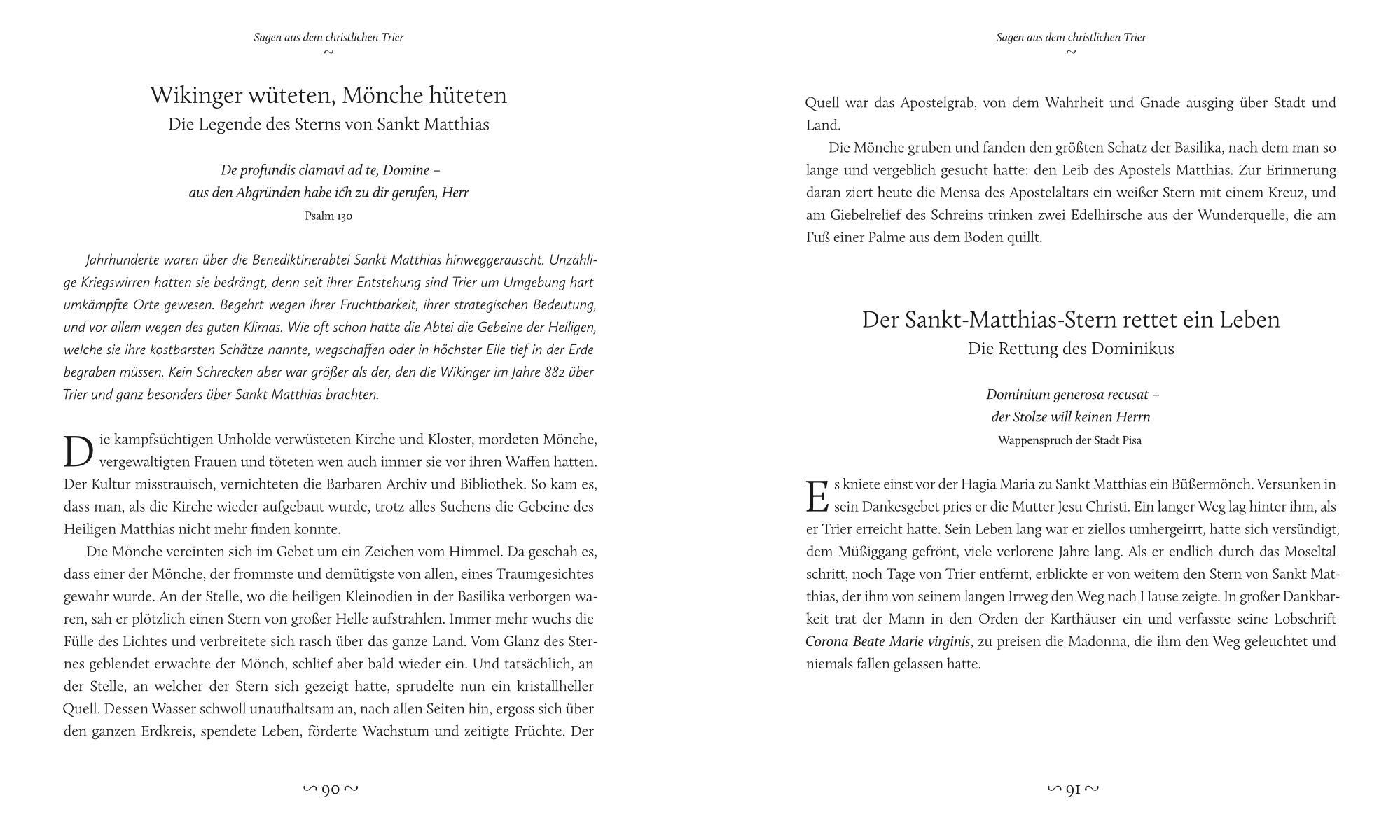 Beispielinhalt (Bild) Sagen und Legenden aus dem alten Trier