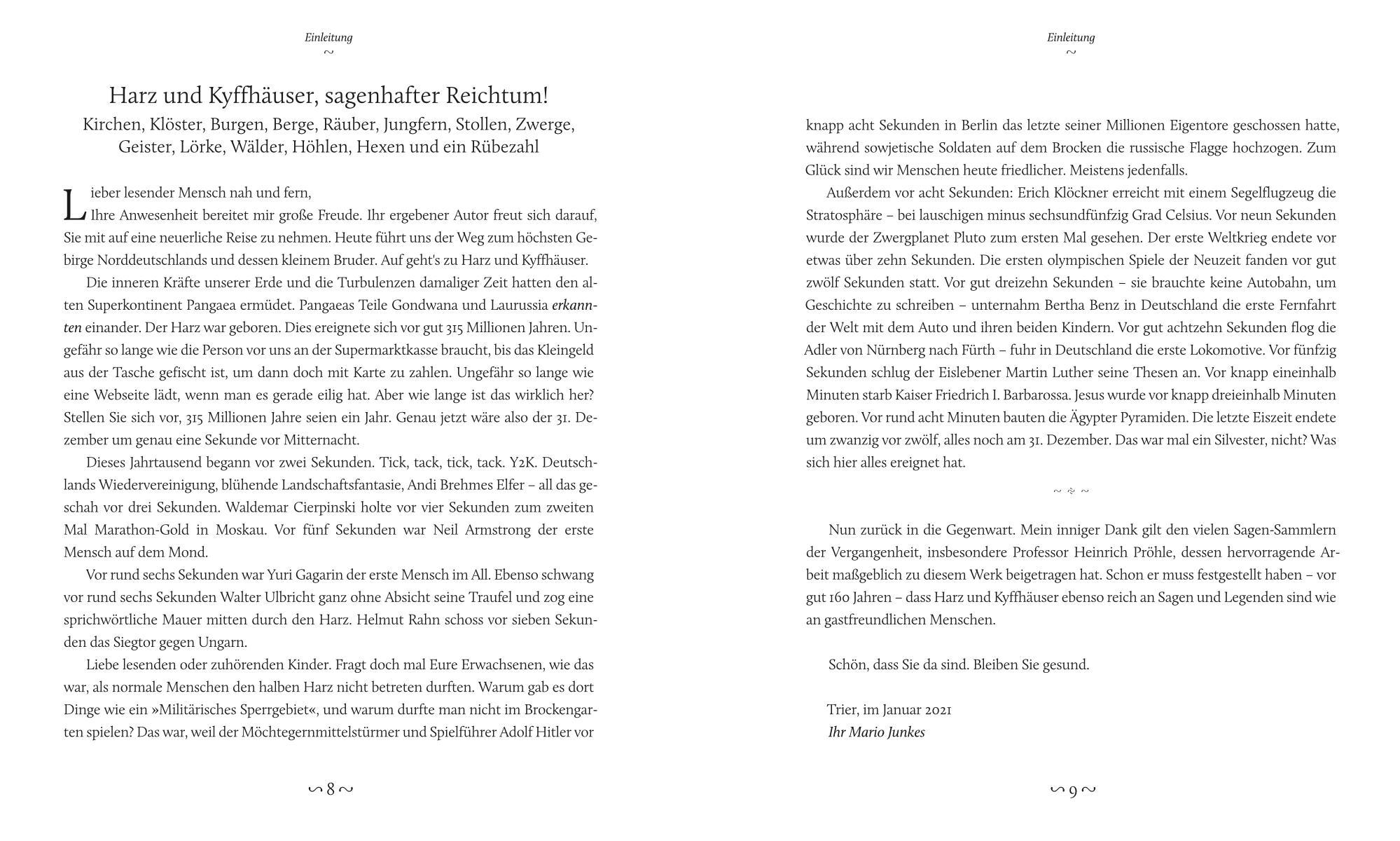 Beispielinhalt (Bild) Harz und Kyffhäuser - Sagen und Legenden