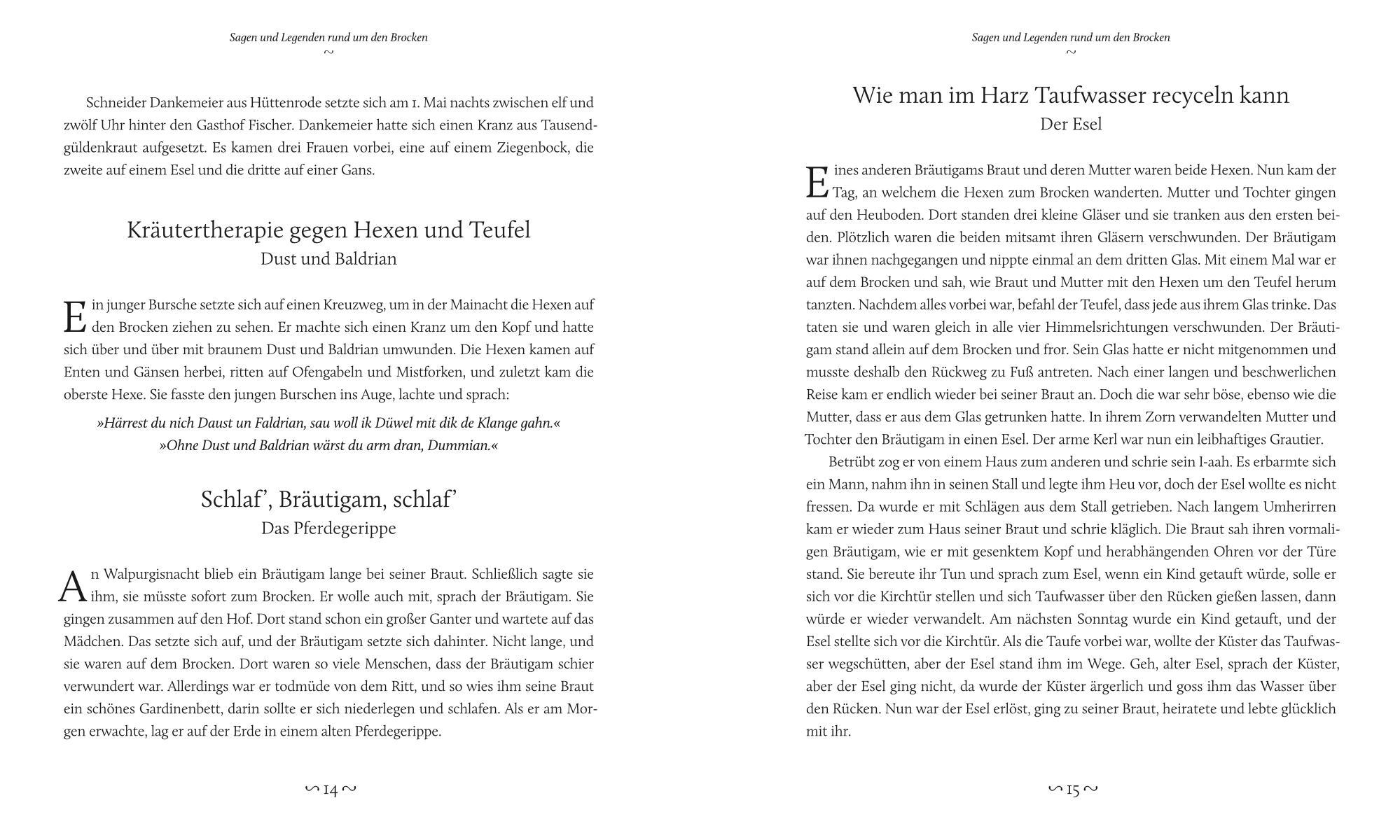 Beispielinhalt (Bild) Harz und Kyffhäuser - Sagen und Legenden