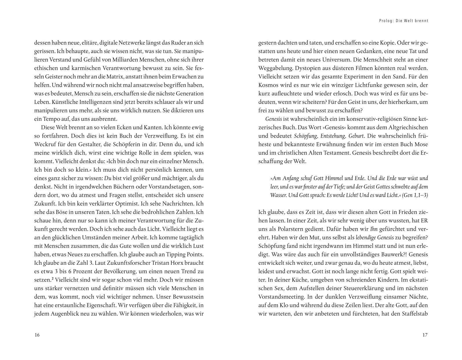 Beispielinhalt (Bild) Genesis