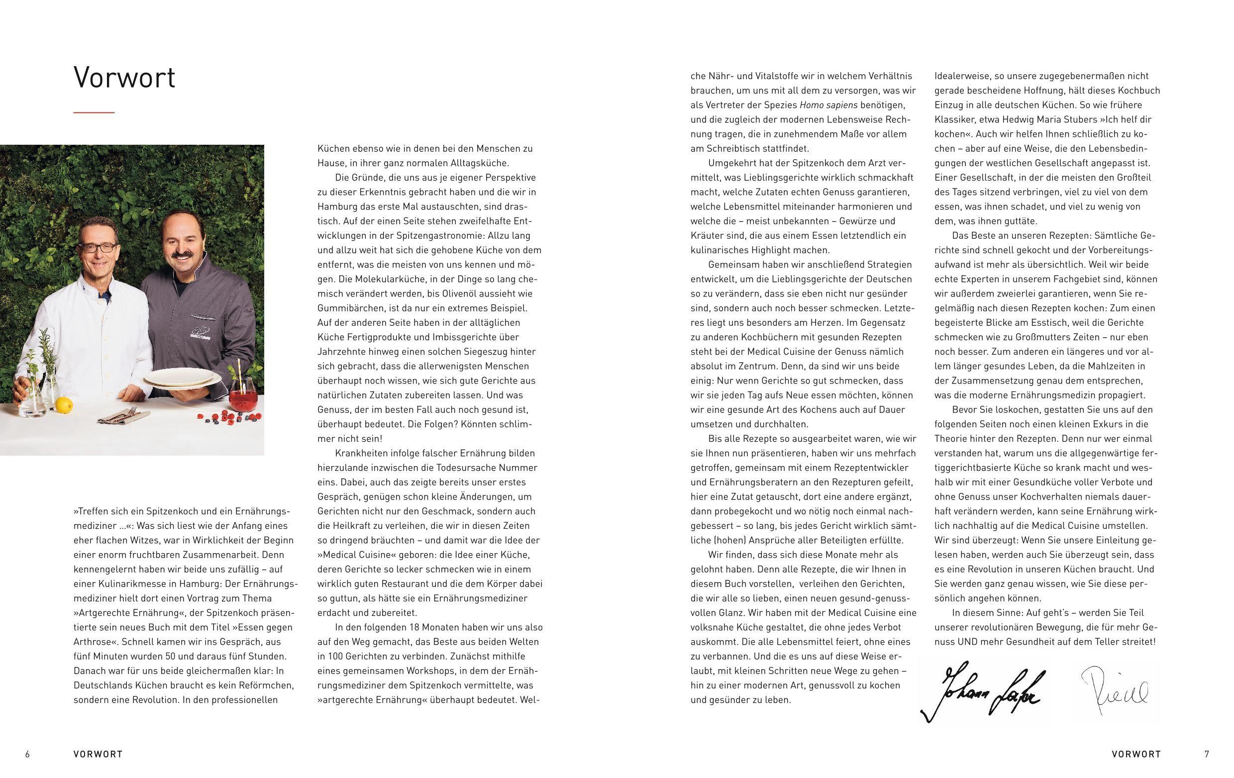 Beispielinhalt (Bild) Medical Cuisine