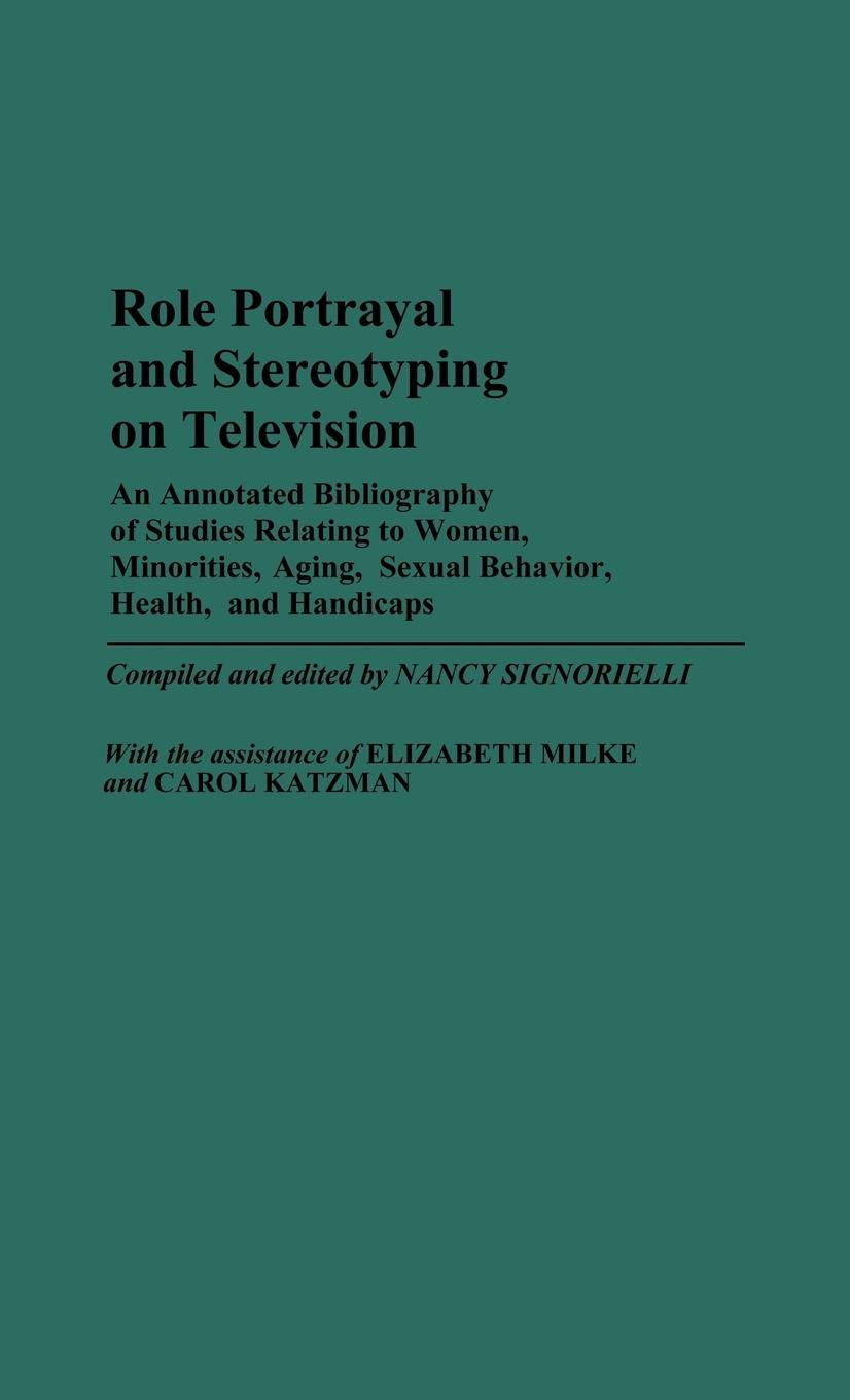 Vorderes Coverbild Role Portrayal and Stereotyping on Television