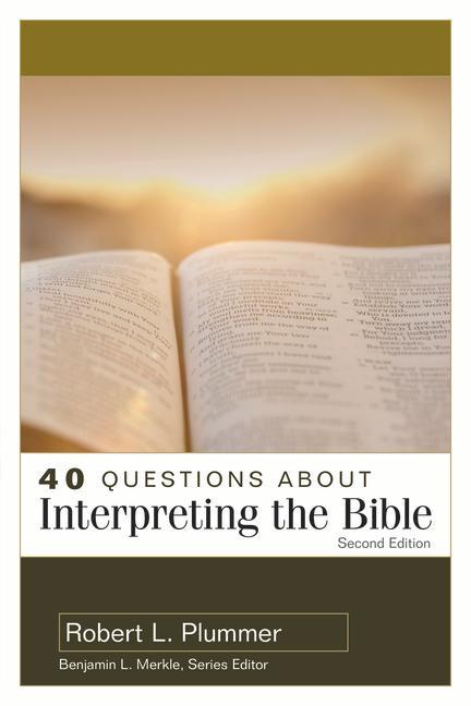 Vorderes Coverbild 40 Questions about Interpreting the Bible