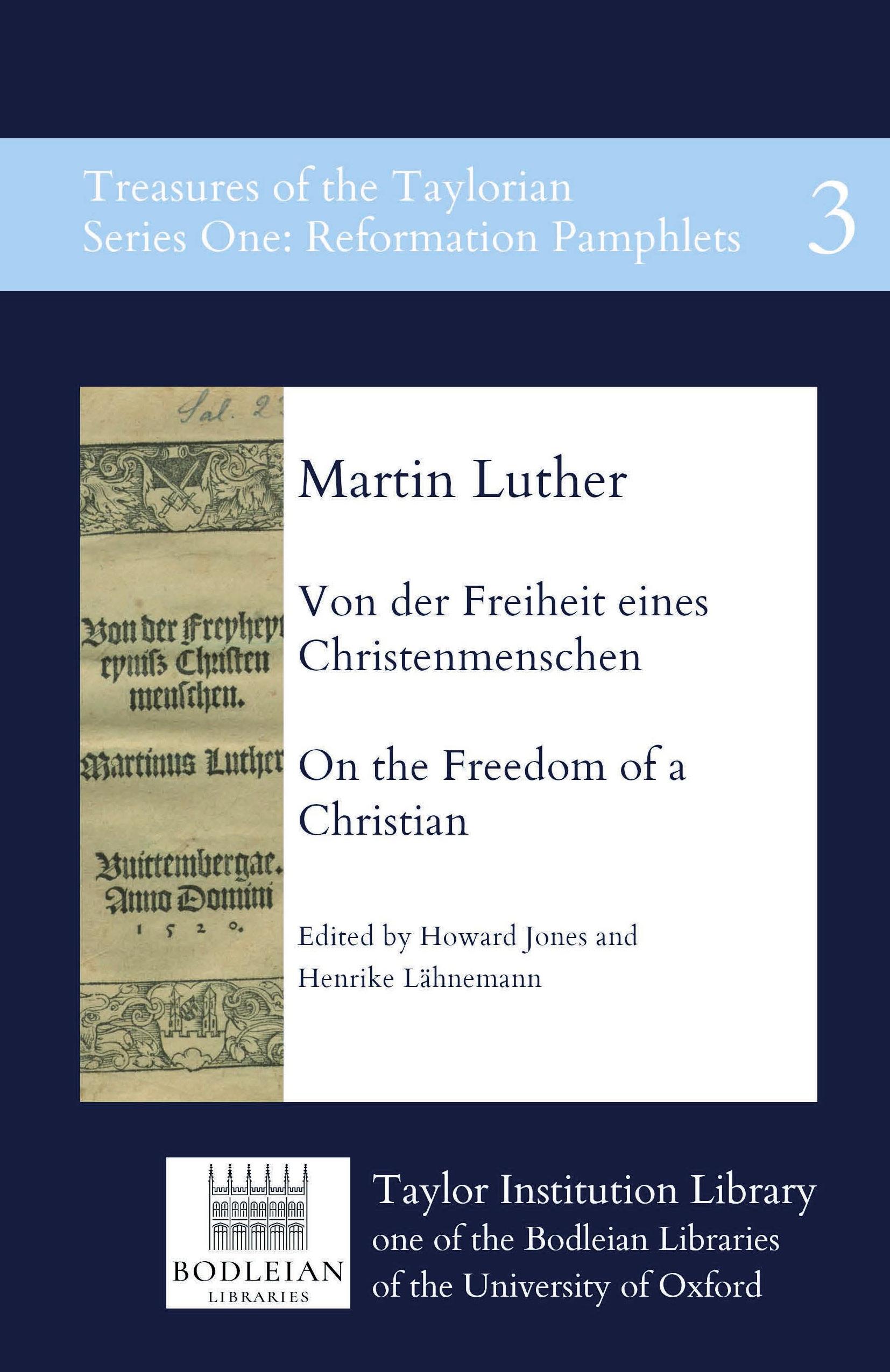 Vorderes Coverbild Von der Freiheit eines Christenmenschen - On the Freedom of a Christian