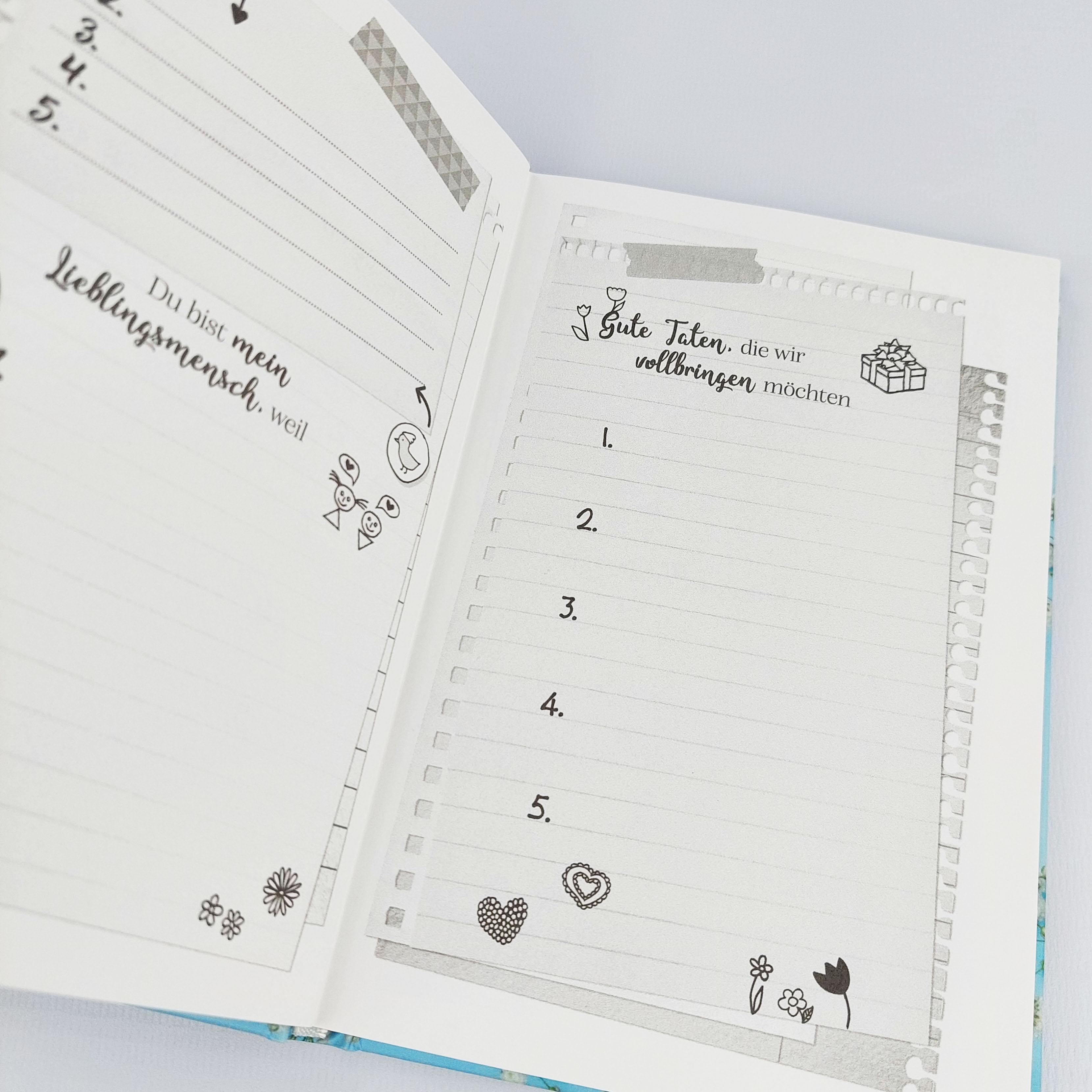 Beispielinhalt (Bild) Unser Eheglück in 100 Listen