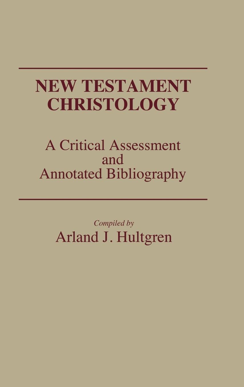 Vorderes Coverbild New Testament Christology