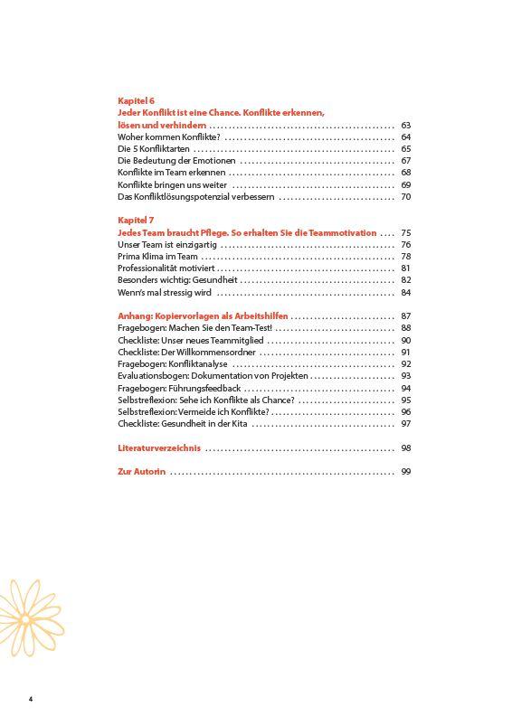 Beispielinhalt (Bild) Teamentwicklung in der Kita