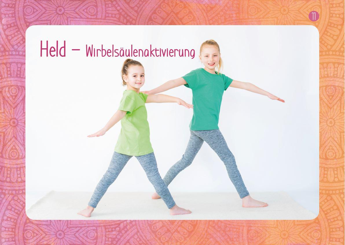 Beispielinhalt (Bild) Schildi Schildkröte macht Yoga