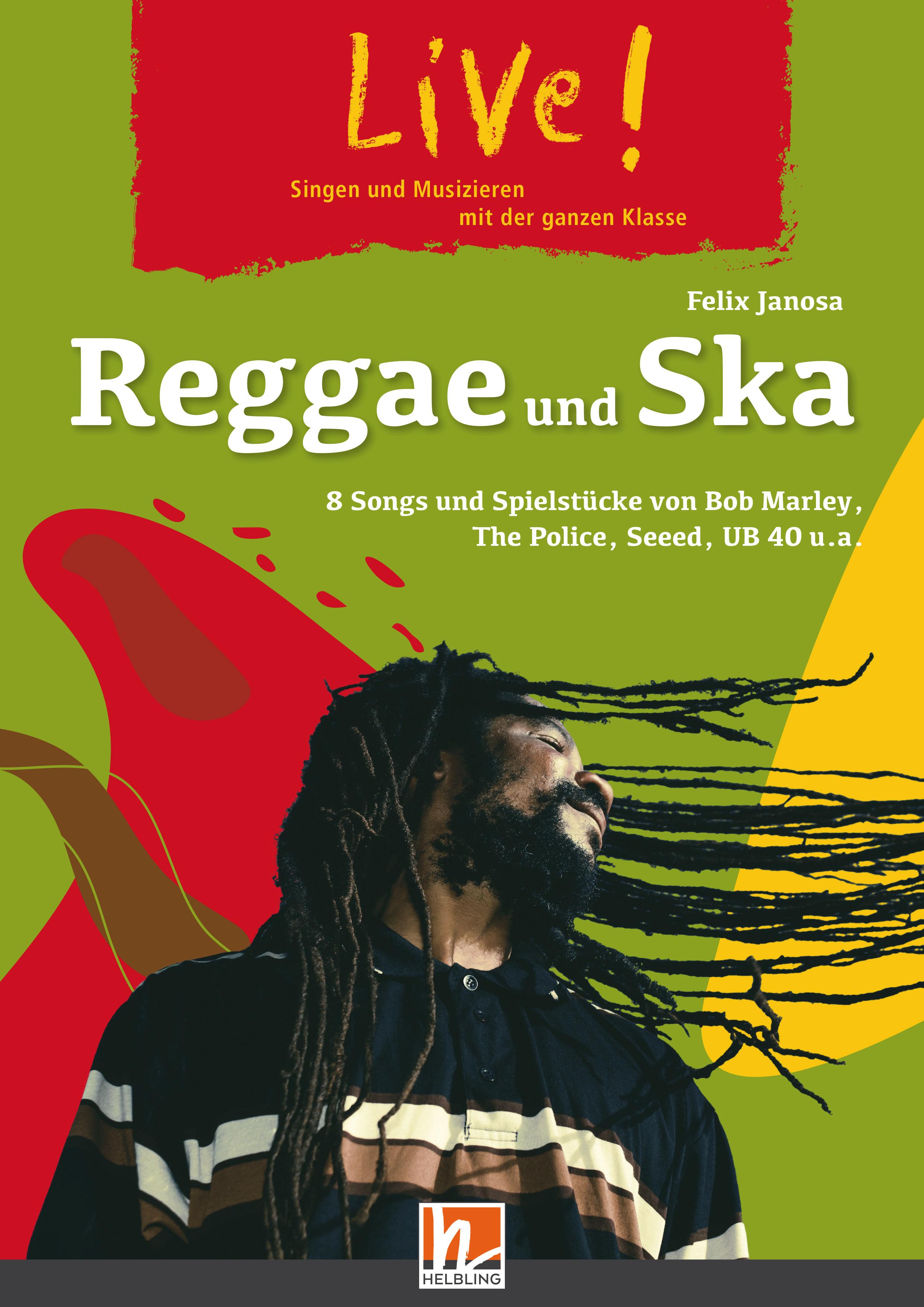 Vorderes Coverbild Live! Reggae und Ska. Spielheft