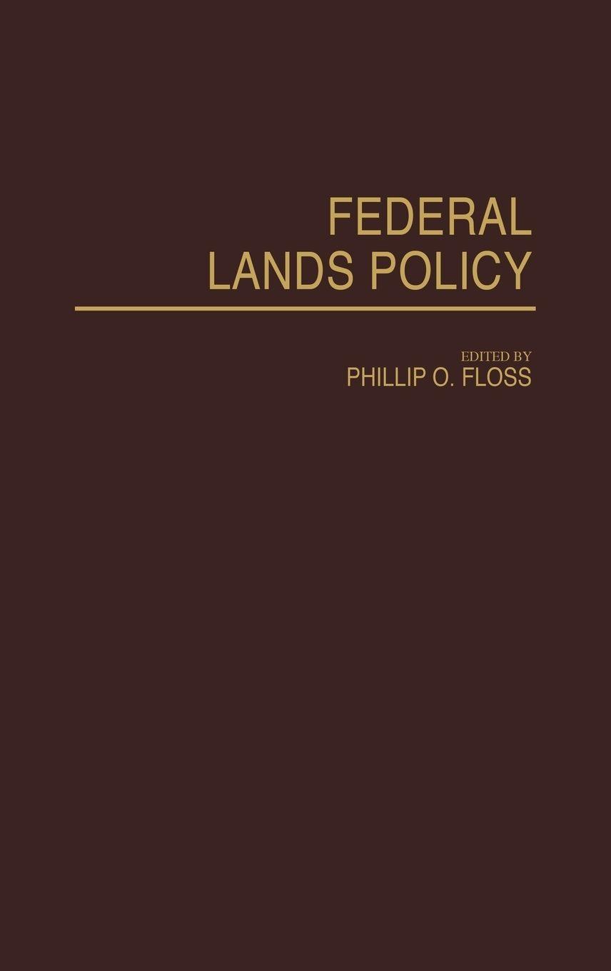 Vorderes Coverbild Federal Lands Policy