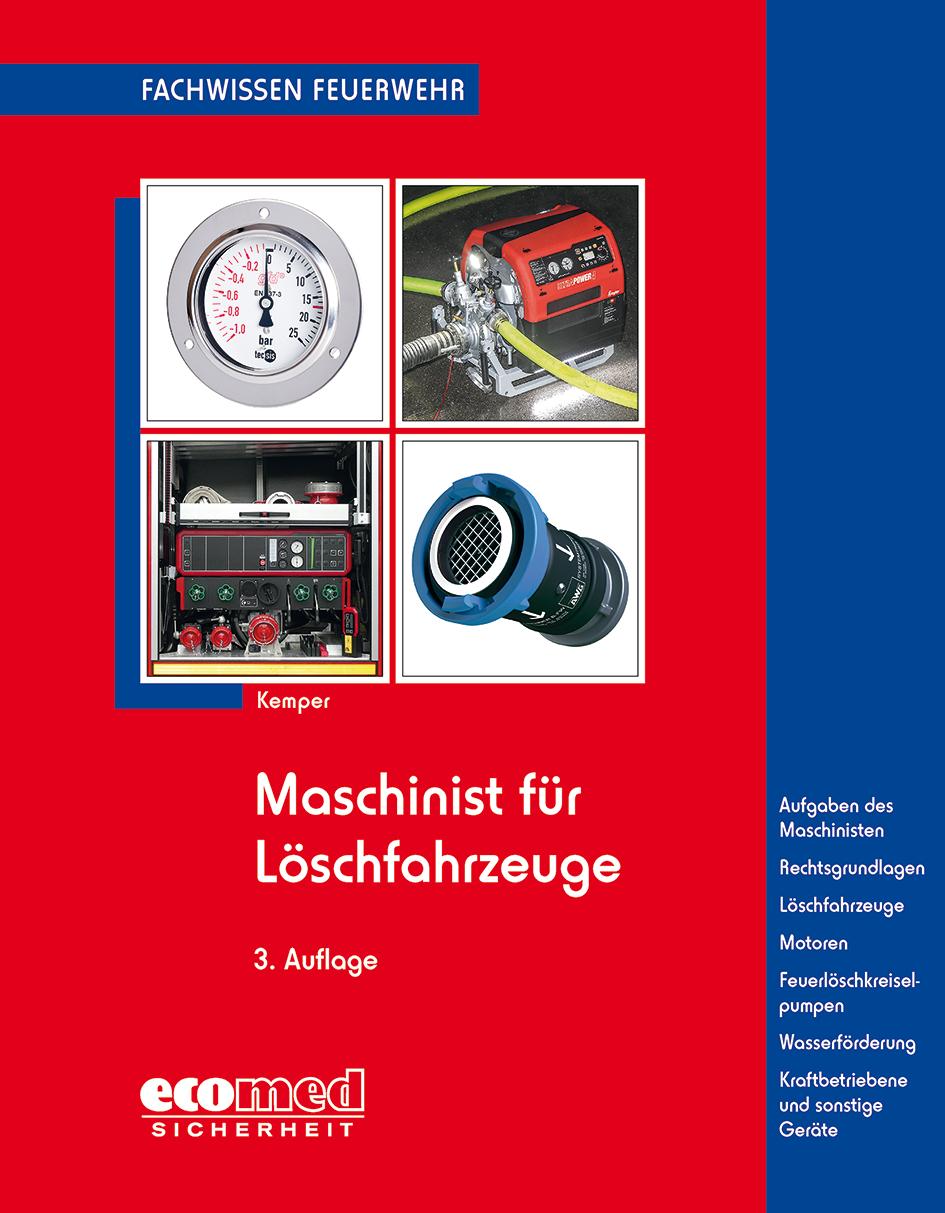 Vorderes Coverbild Maschinist für Löschfahrzeuge