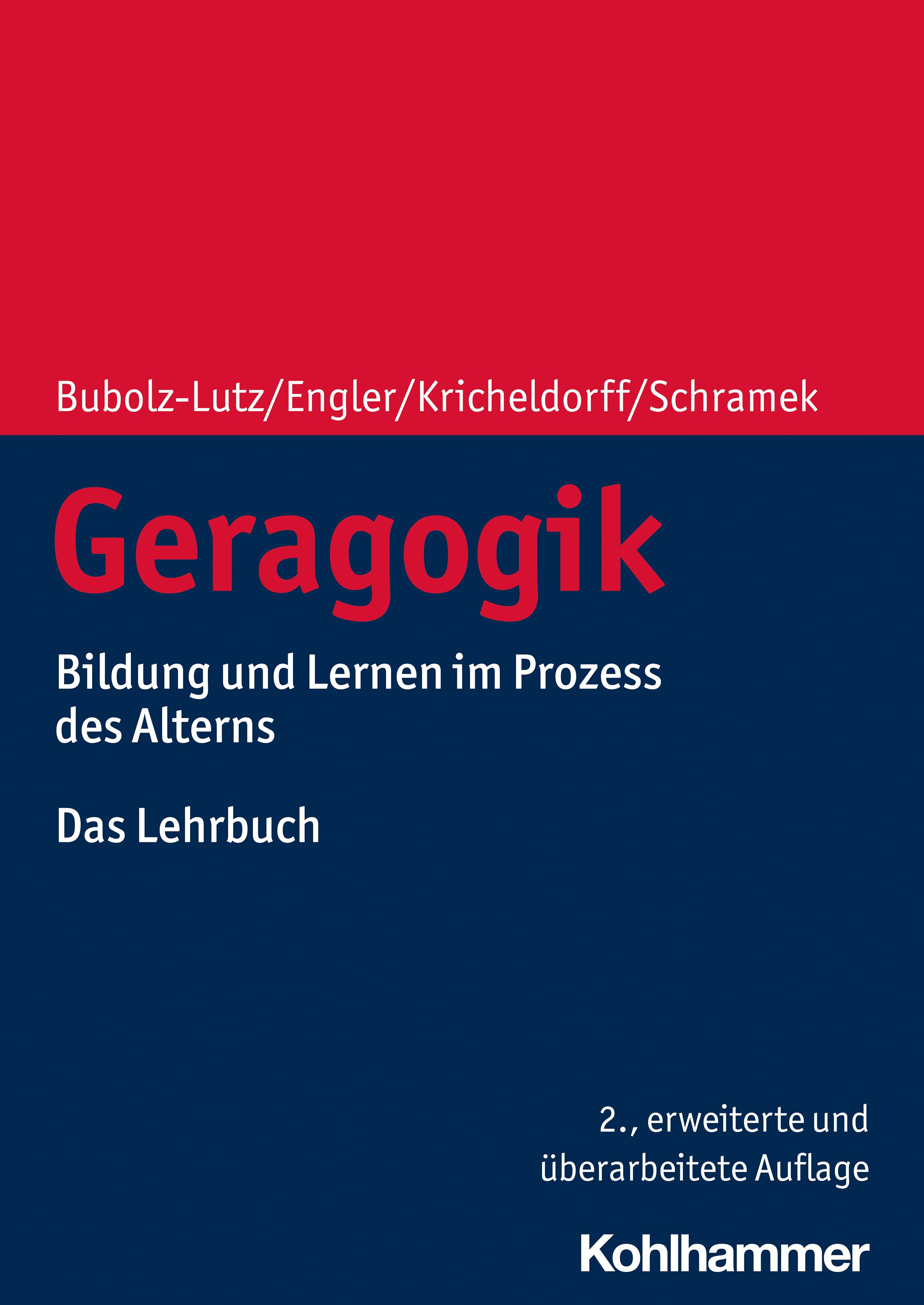 Vorderes Coverbild Geragogik