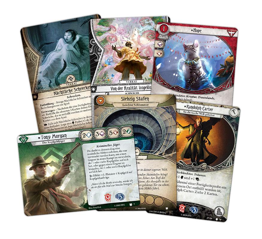 Beispielinhalt (Bild) Arkham Horror: LCG - Die Traumfresser