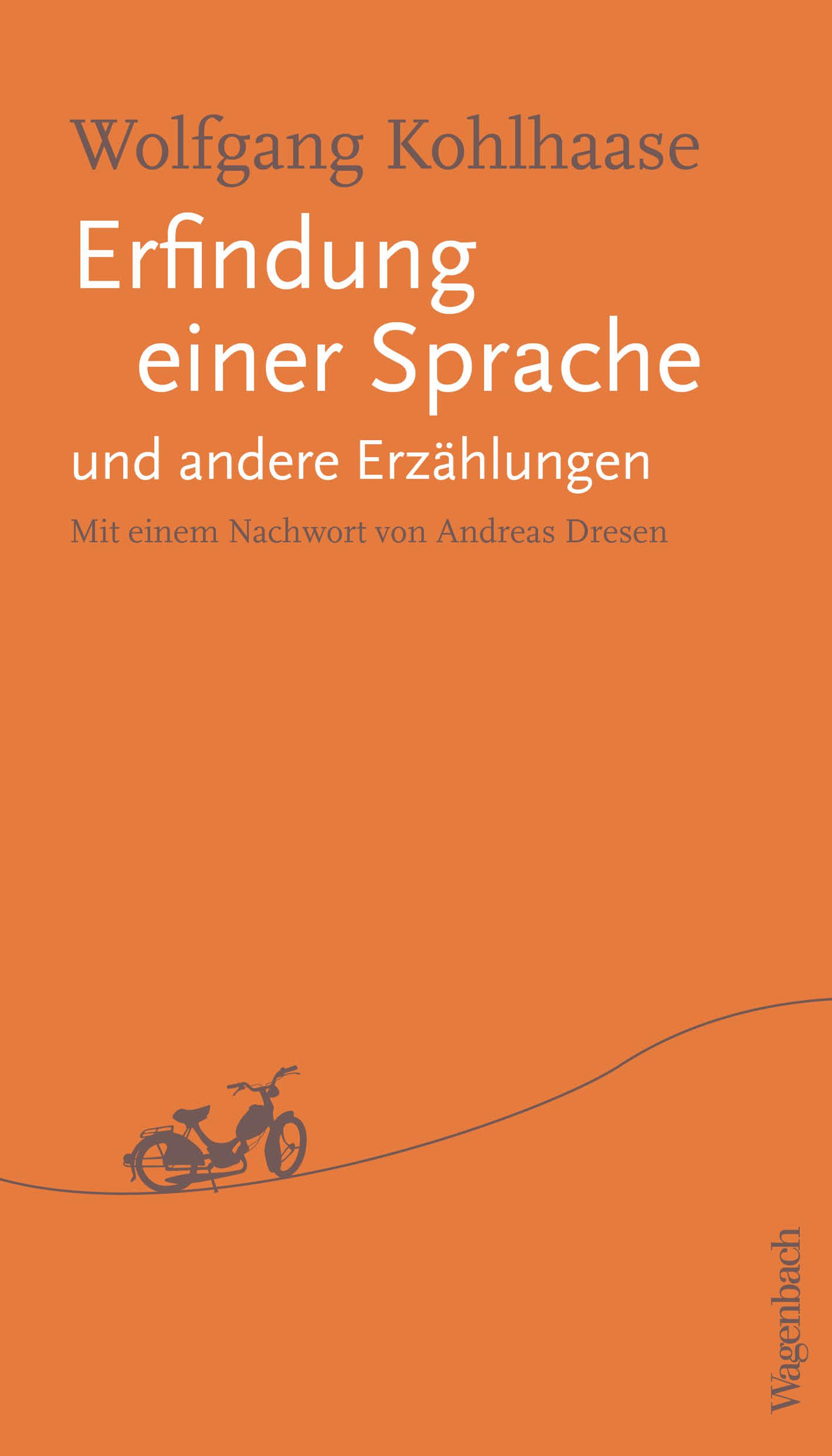 Vorderes Coverbild Erfindung einer Sprache und andere Erzählungen