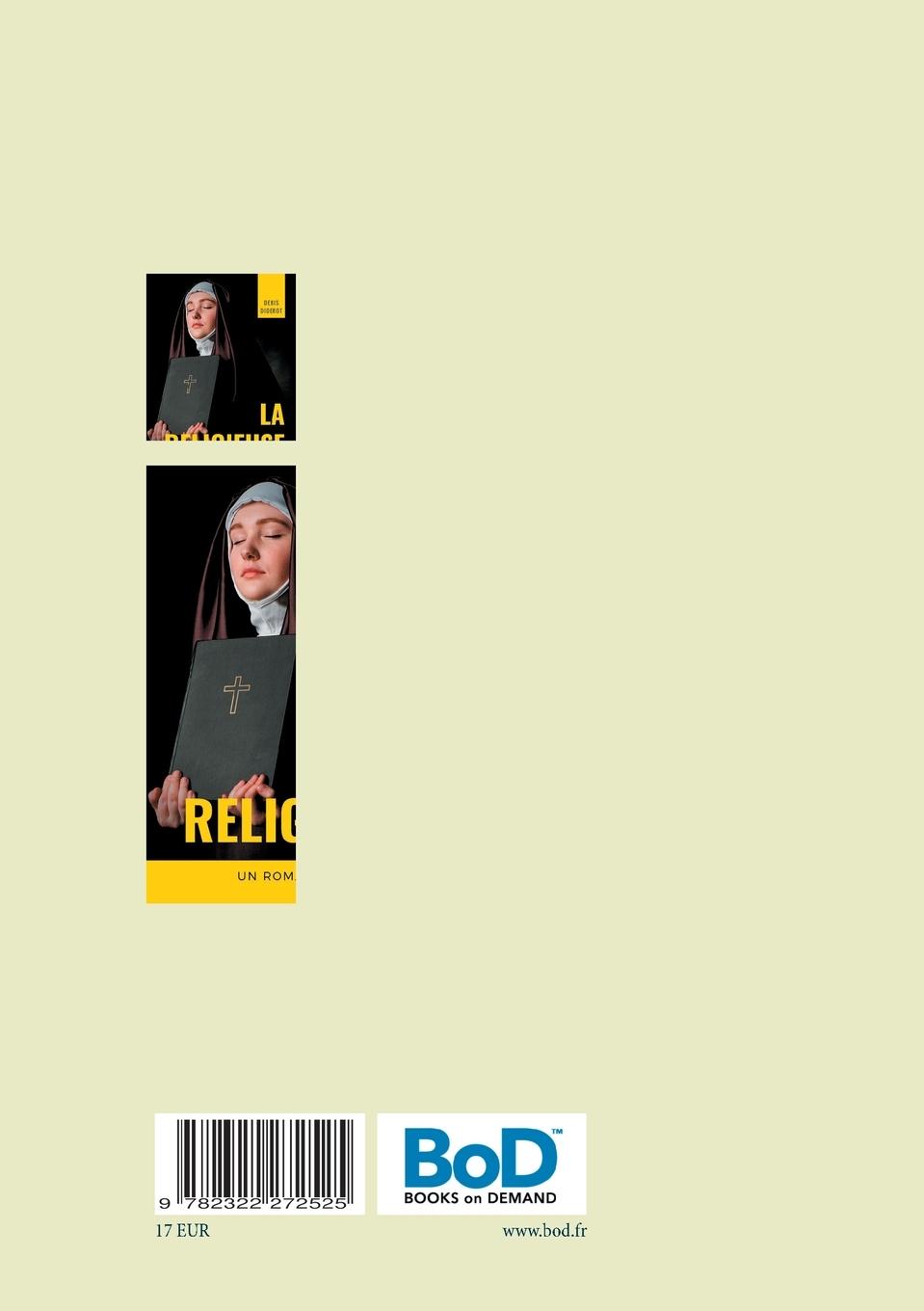 Rückseitencover La religieuse