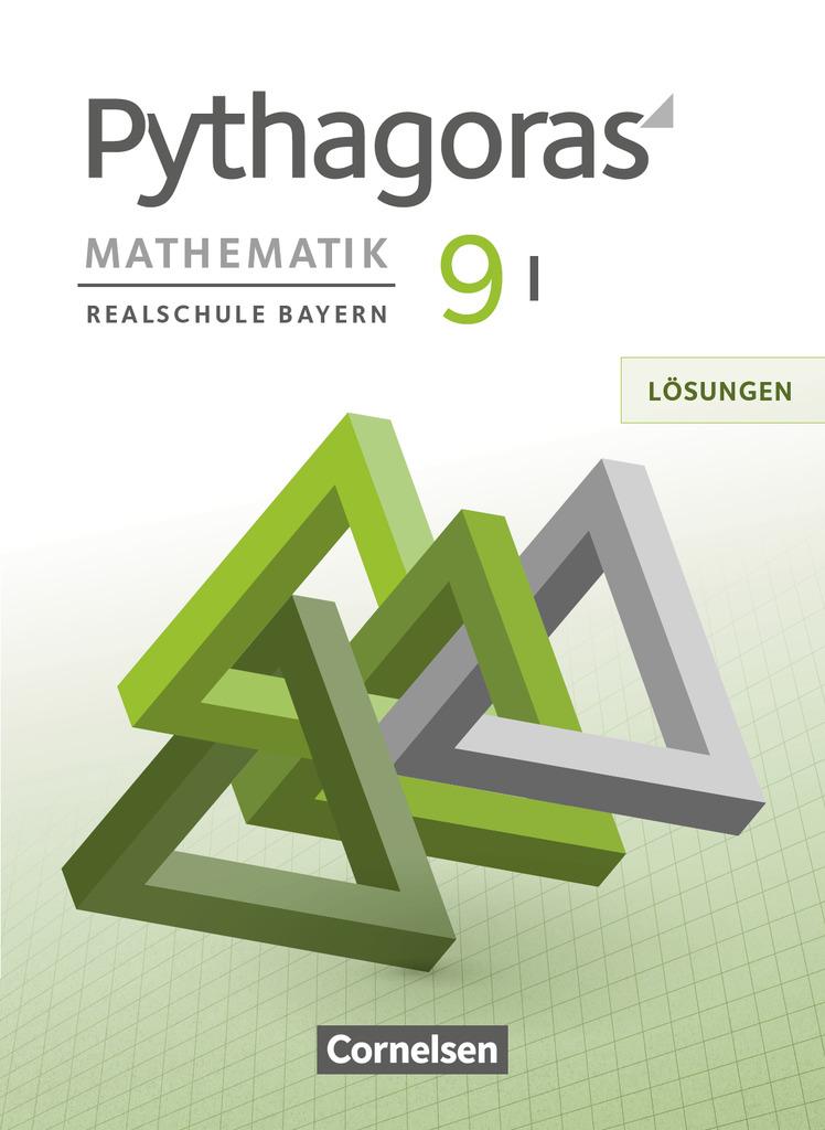 Vorderes Coverbild Pythagoras 9. Jahrgangsstufe (WPF I) - Realschule Bayern - Lösungen zum Schülerbuch