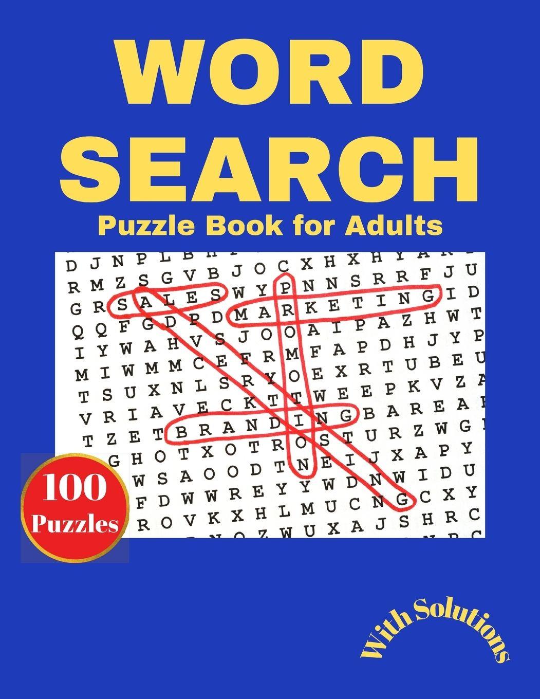 Vorderes Coverbild Word Search Puzzle Book For Adults