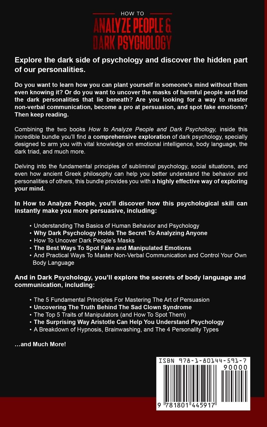 Rückseitencover How to Analyze People & Dark Psychology