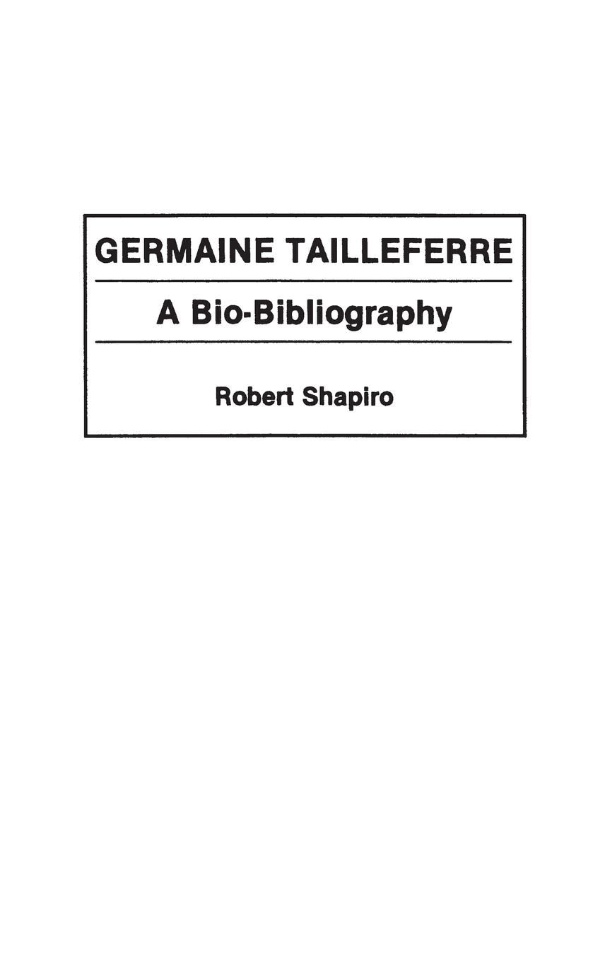 Vorderes Coverbild Germaine Tailleferre