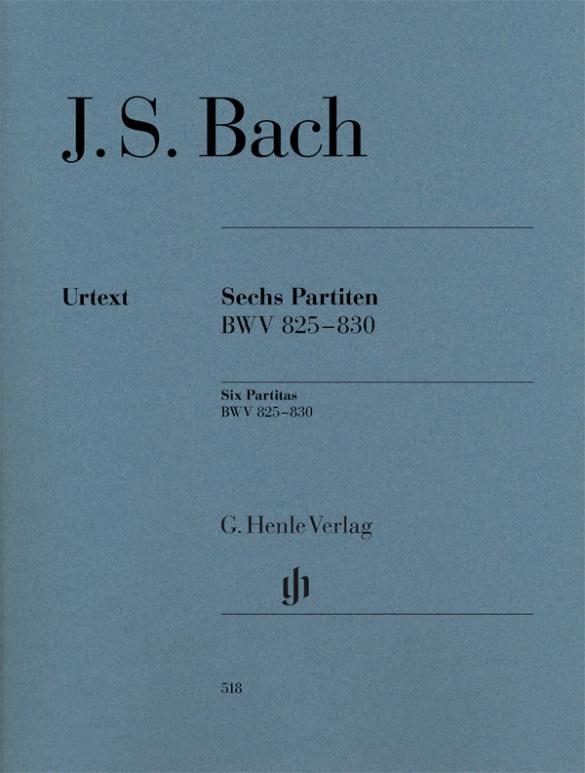 Vorderes Coverbild Bach, Johann Sebastian - Sechs Partiten BWV 825-830