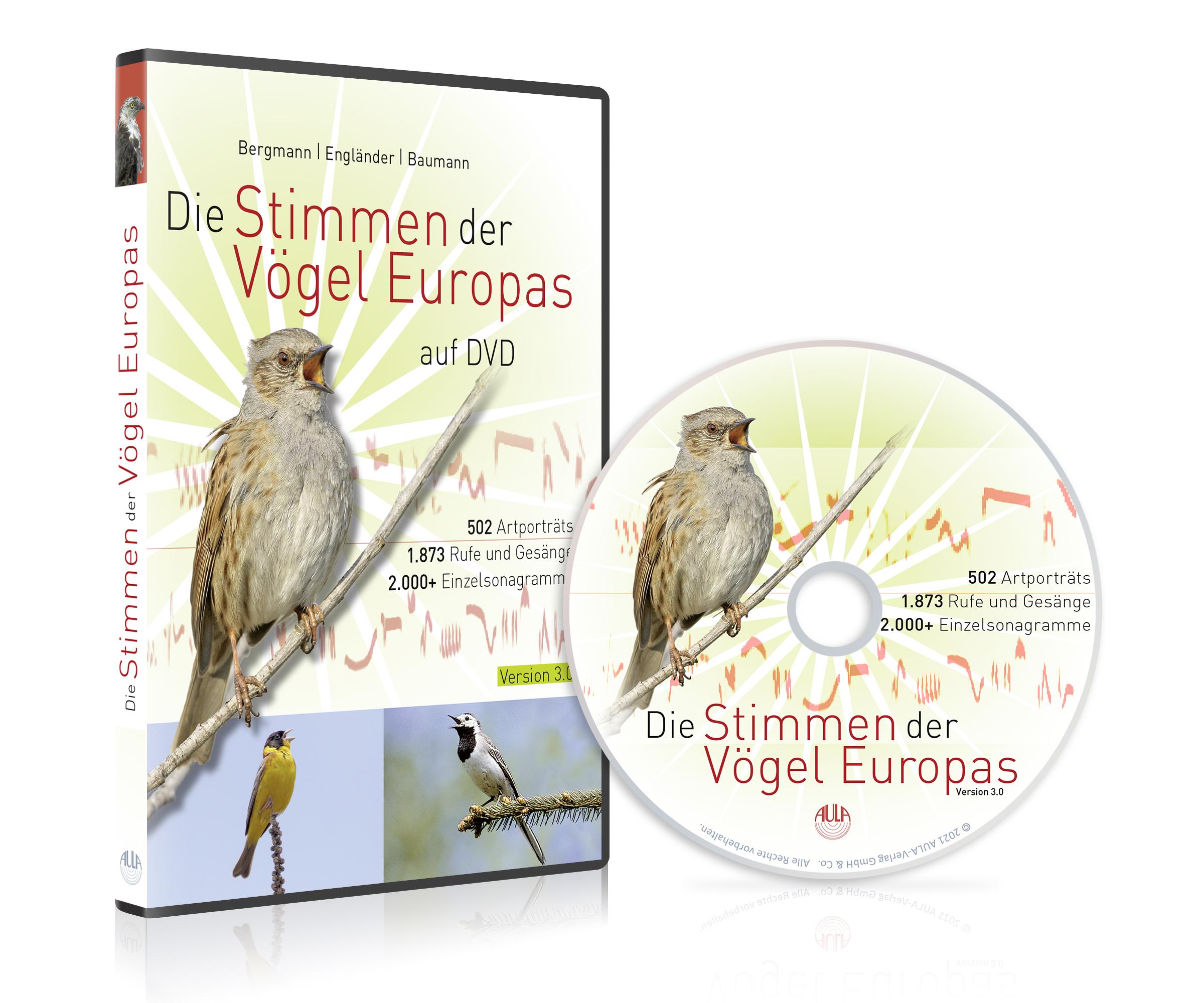 Vorderes Coverbild Die Stimmen der Vögel Europas auf DVD