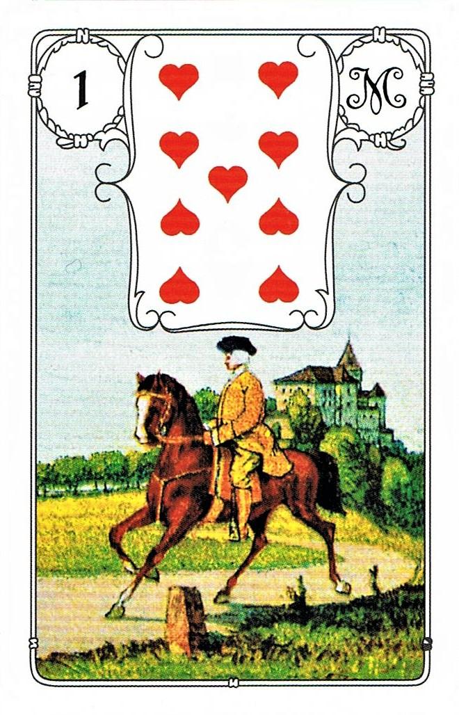 Beispielinhalt (Bild) Lenormand Blaue Eule