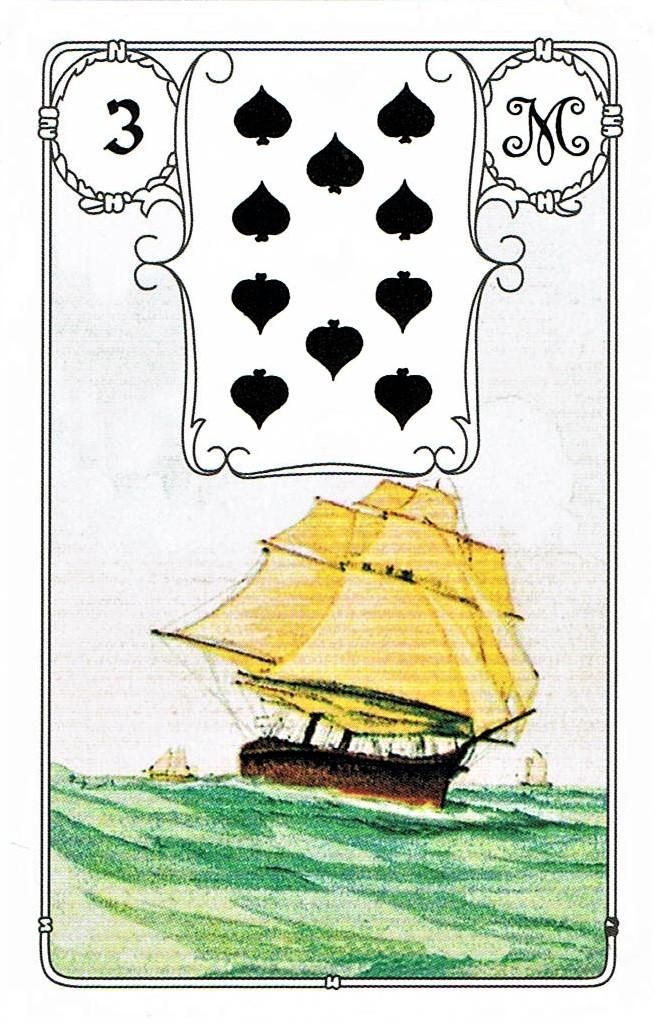 Beispielinhalt (Bild) Lenormand Blaue Eule