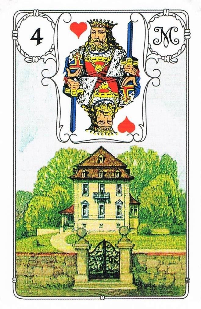 Beispielinhalt (Bild) Lenormand Blaue Eule