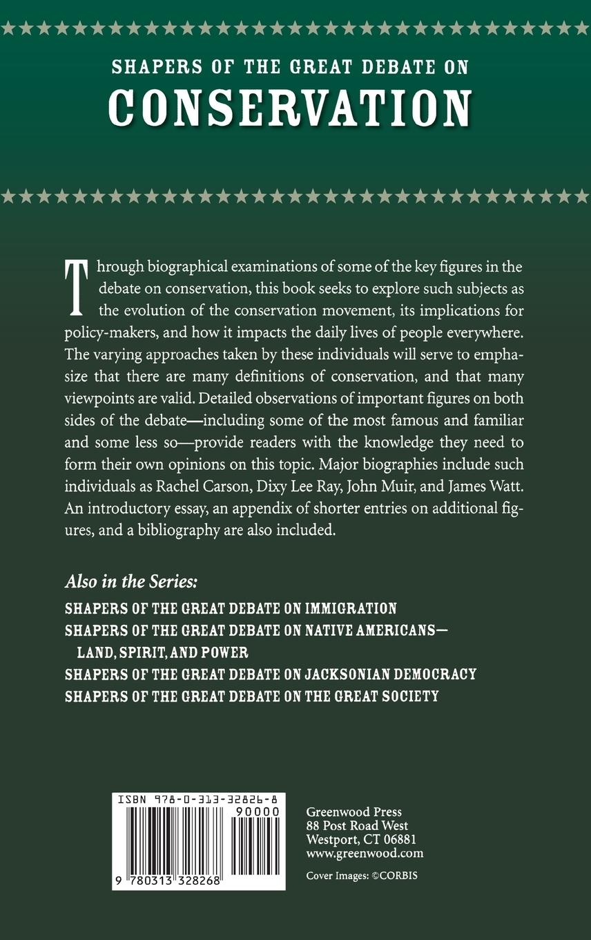 Rückseitencover Shapers of the Great Debate on Conservation