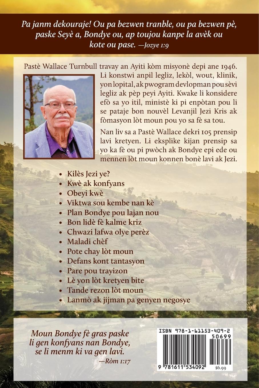 Rückseitencover Prensip biblik pou lavi kretyen