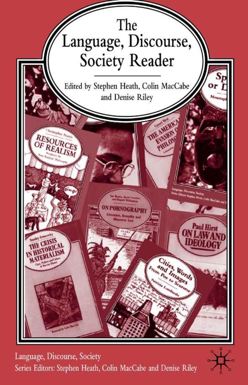 Vorderes Coverbild The Language, Discourse, Society Reader