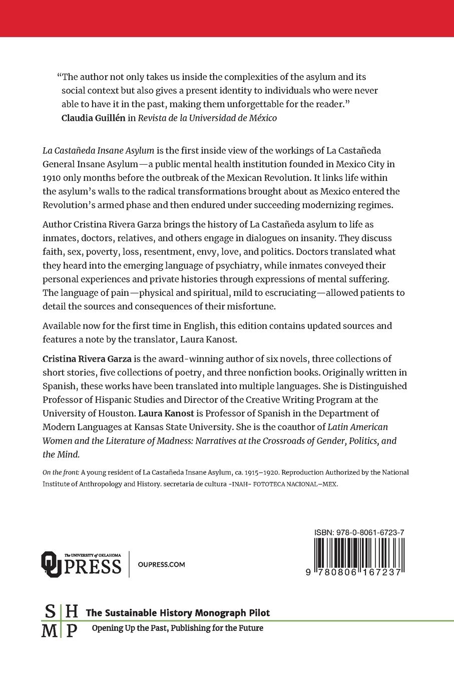 Rückseitencover La Castañeda Insane Asylum