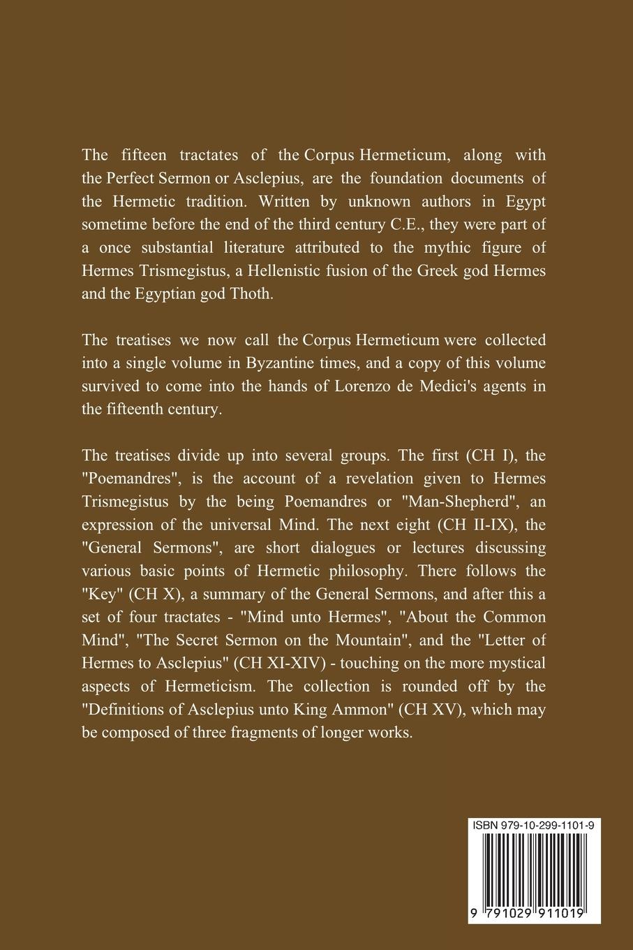 Rückseitencover The Corpus Hermeticum