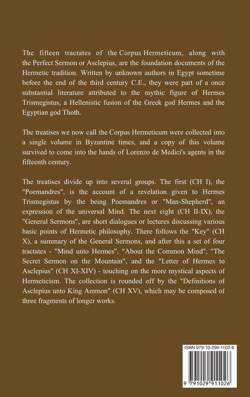 Rückseitencover The Corpus Hermeticum